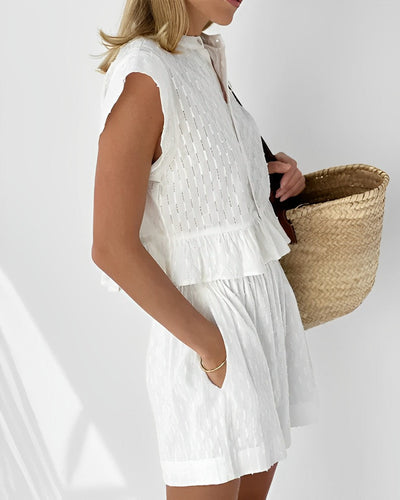 Avelena | Elegantes Texturiertes Set für Frauen