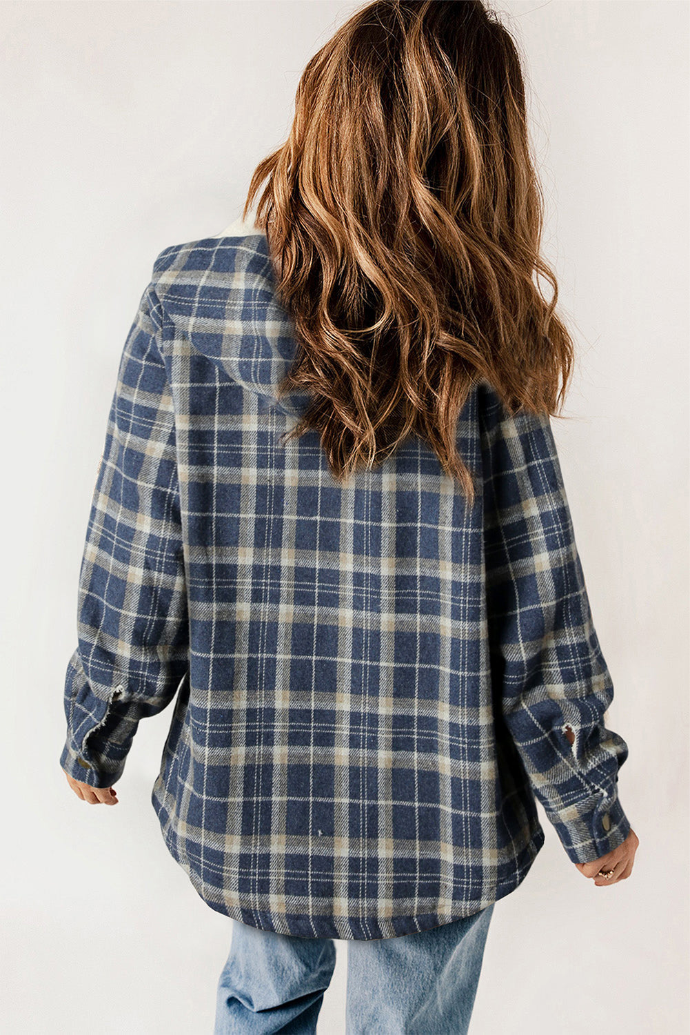 Kariertes mit Kapuze | Flauschige Wärme | Casual Stil