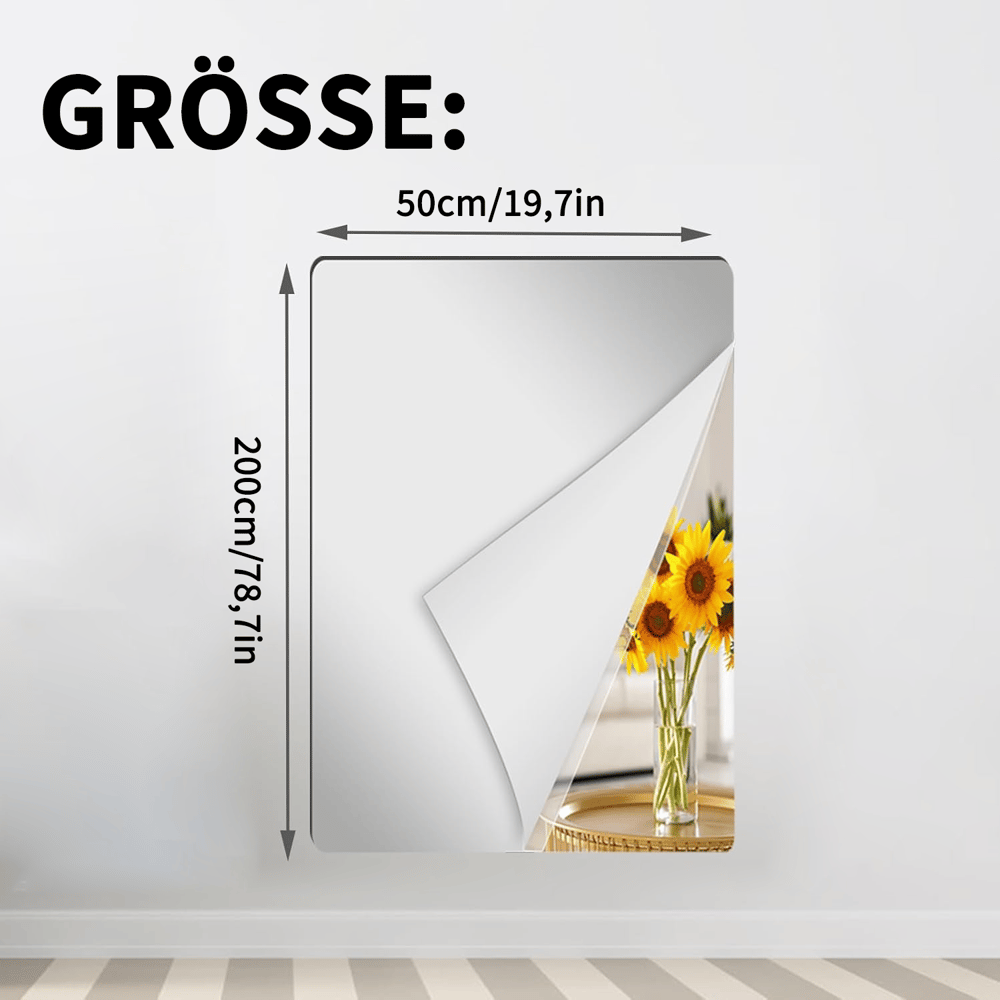 GlanzSicher™ Unzerbrechliche Spiegel-Lösung