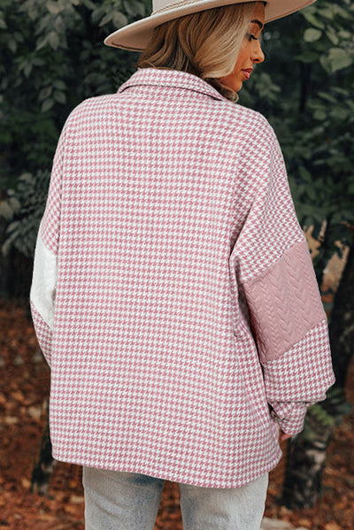 Patchwork-Hemdjacke mit Mustermix | Strukturiert & Lässig | Moderner Stil