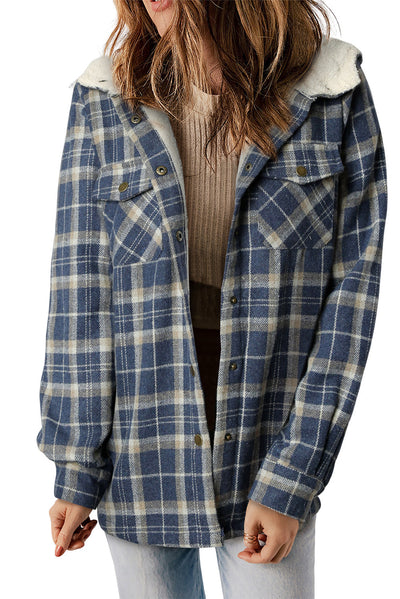 Kariertes mit Kapuze | Flauschige Wärme | Casual Stil