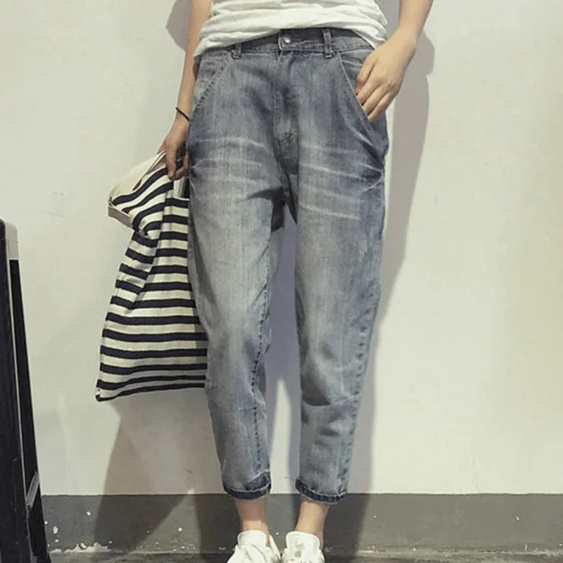 Dinah | Damen Baggy Jeans | Leichte