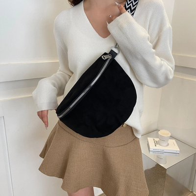 Fallen | Damen Bauchtasche Schwarz | Gürteltasche