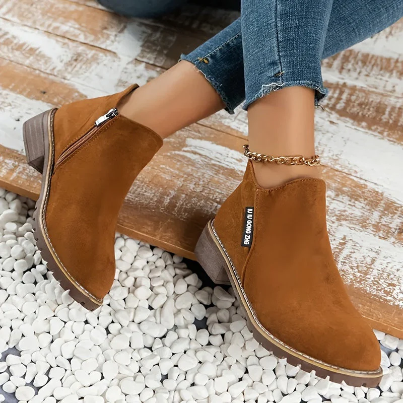 Hailee | Damen Bequeme Stiefeletten | Schwarz