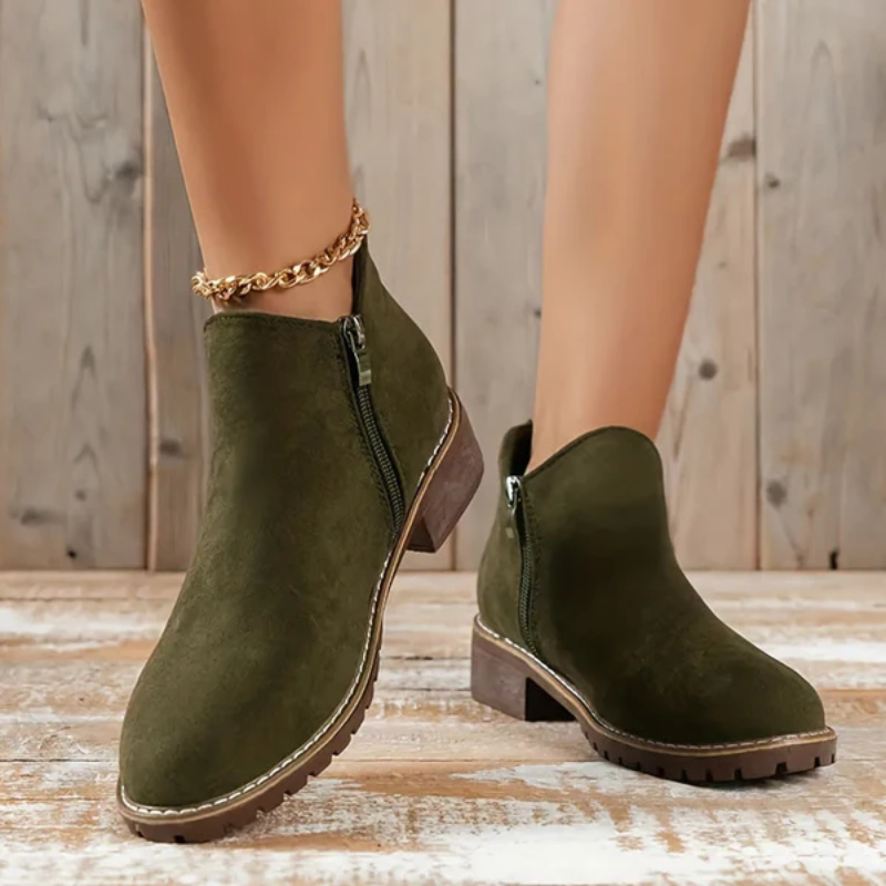 Hailee | Damen Bequeme Stiefeletten | Schwarz