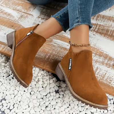 Hailee | Damen Bequeme Stiefeletten | Schwarz