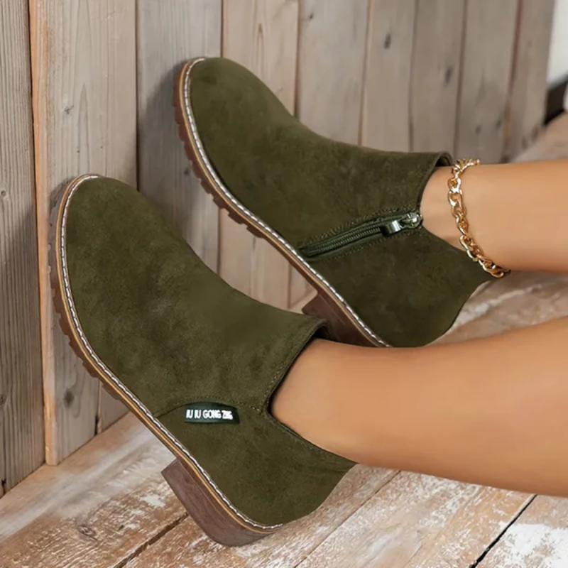 Hailee | Damen Bequeme Stiefeletten | Schwarz