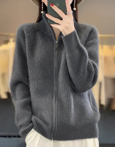 Janel | Damen Leichte Strickjacke | Kurz