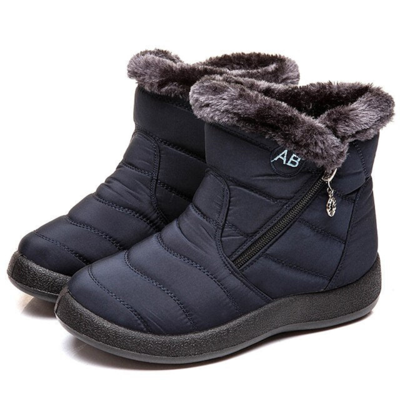 Erin | Damen Gefüttert Schneestiefel | Schwarz