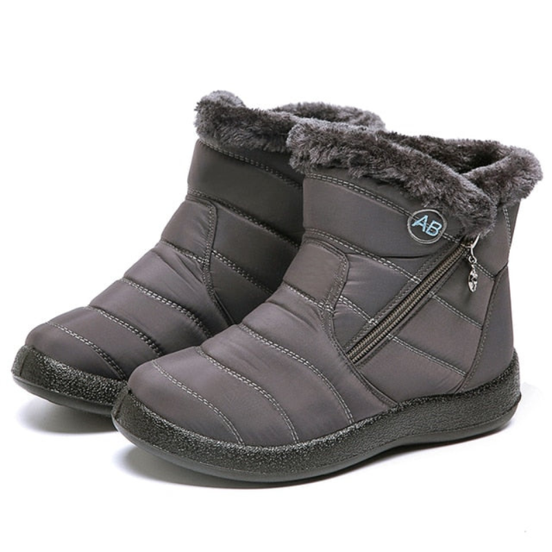 Erin | Damen Gefüttert Schneestiefel | Schwarz