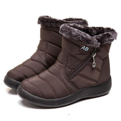 Erin | Damen Gefüttert Schneestiefel | Schwarz