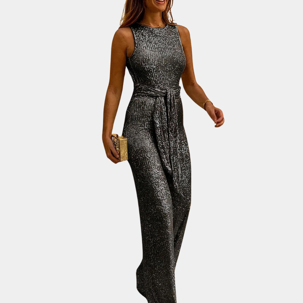 Gennie | Damen Jumpsuit Elegant | Schwarz