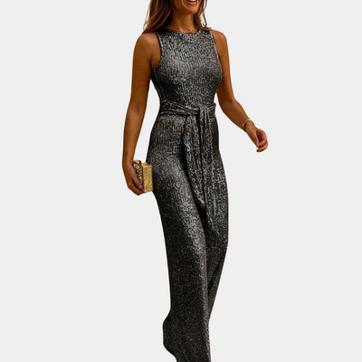 Gennie | Damen Jumpsuit Elegant | Schwarz