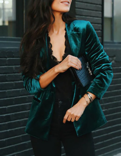 Euly | Damen Kurz Blazer | Schwarz