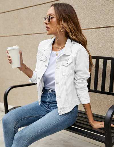 Jasmine | Damen Elegant Sommerjacke | Schwarz