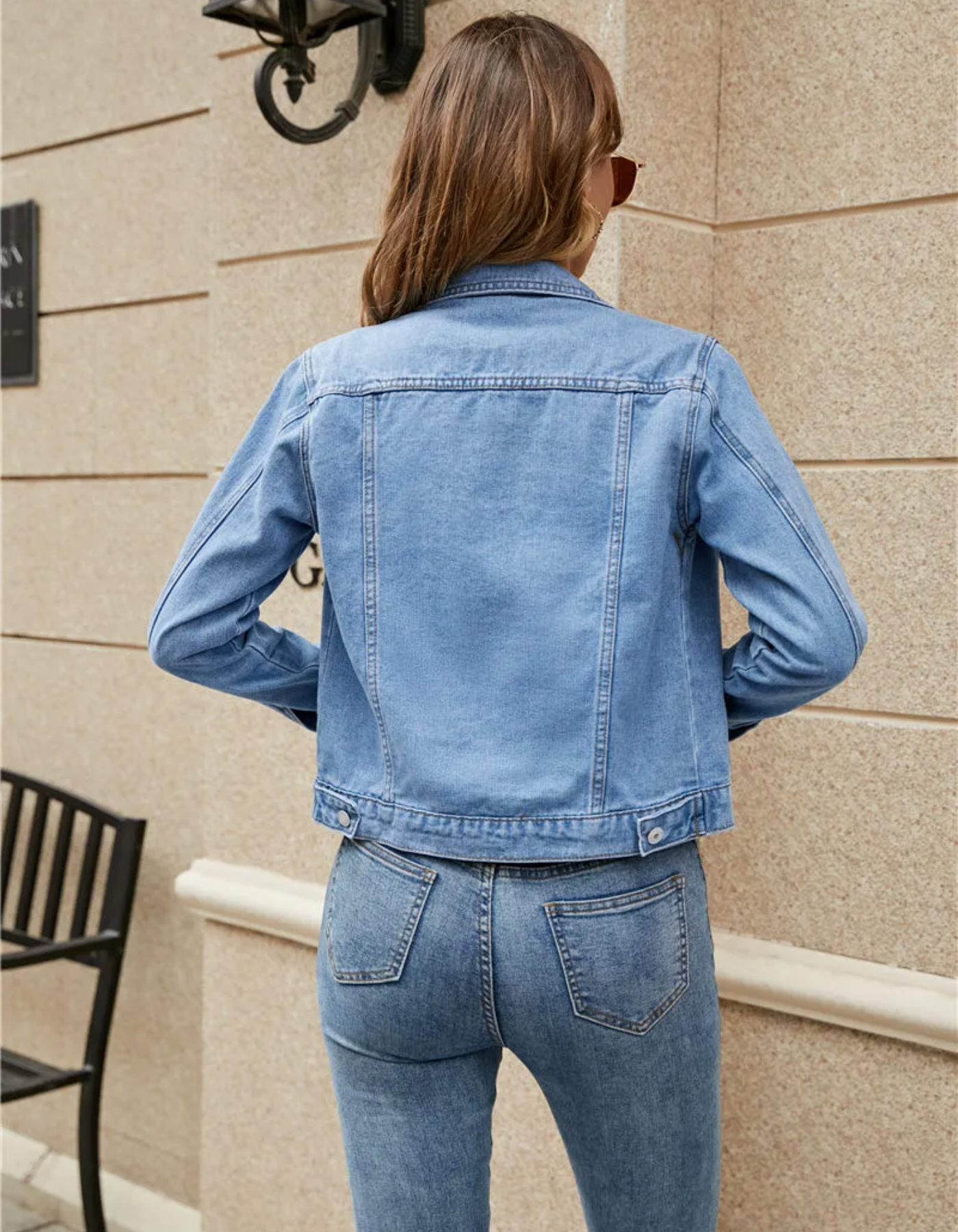 Jasmine | Damen Elegant Sommerjacke | Schwarz