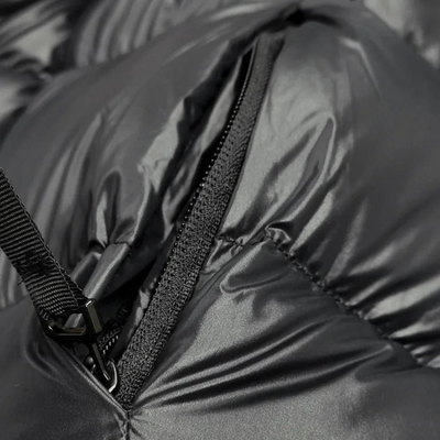 Carmen | Damen Lang Steppjacke | Daunenjacke Schwarz