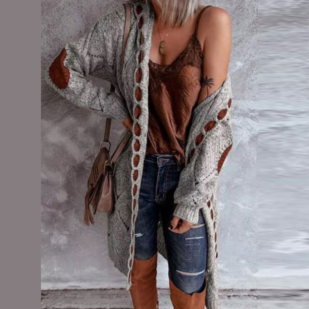 Arietty | Damen Lange Strickjacken | mit Kapuze