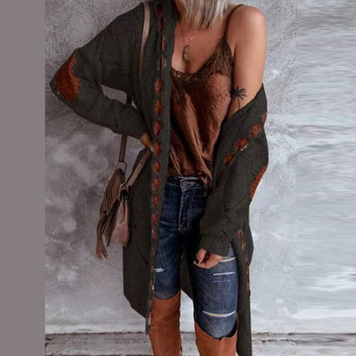 Arietty | Damen Lange Strickjacken | mit Kapuze