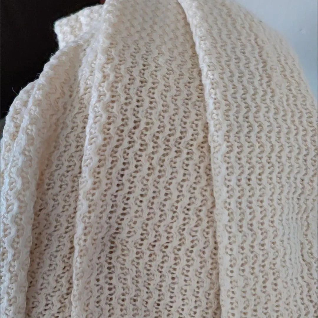 Koraline | Damen Lange Weste | Strick