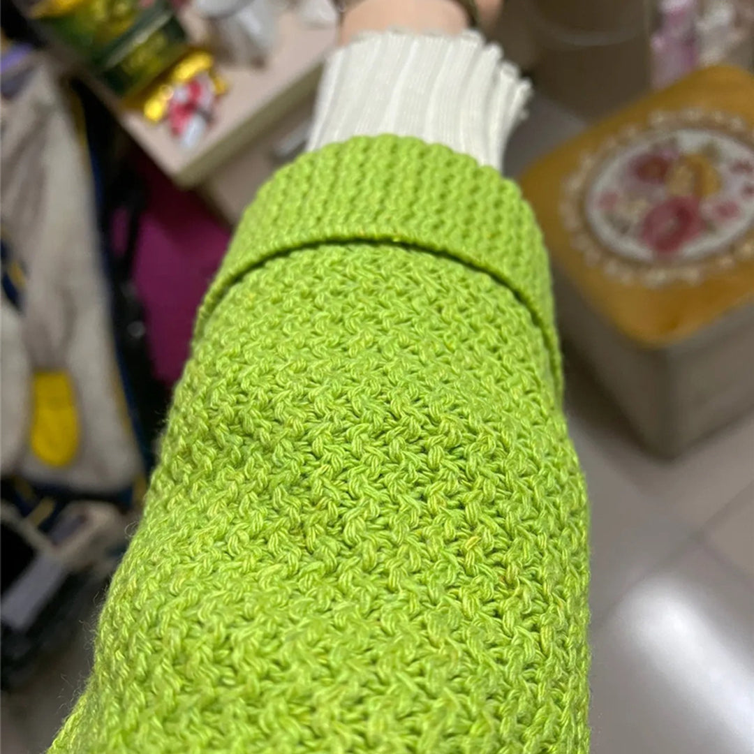 Koraline | Damen Lange Weste | Strick