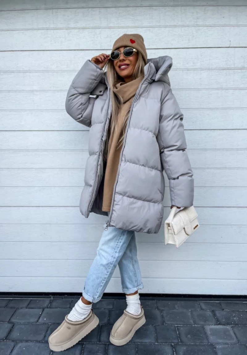 Joy | Damen Leichte Daunenjacke | Grün Steppjacke