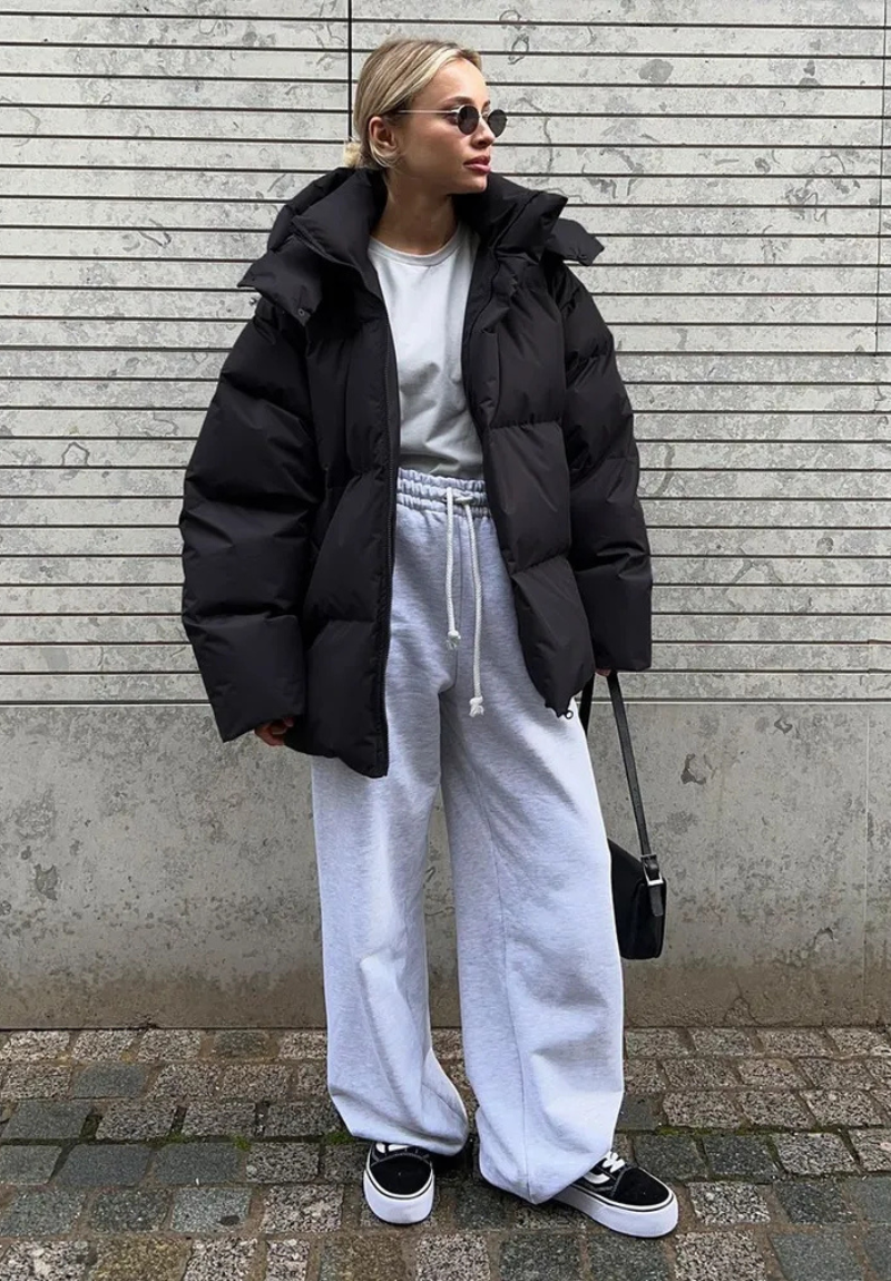 Joy | Damen Leichte Daunenjacke | Grün Steppjacke