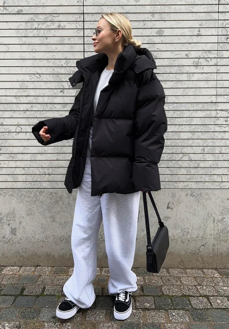 Joy | Damen Leichte Daunenjacke | Grün Steppjacke