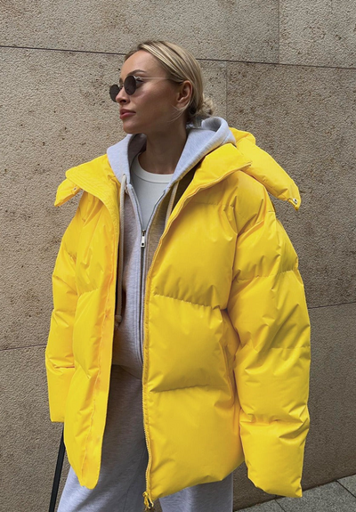 Joy | Damen Leichte Daunenjacke | Grün Steppjacke