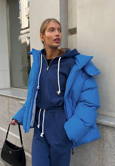 Joy | Damen Leichte Daunenjacke | Grün Steppjacke