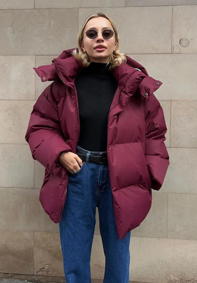 Joy | Damen Leichte Daunenjacke | Grün Steppjacke