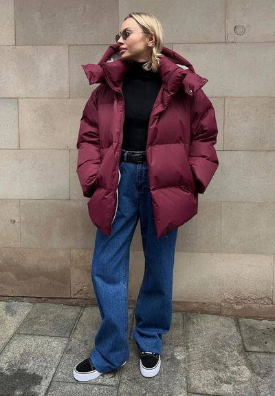 Joy | Damen Leichte Daunenjacke | Grün Steppjacke