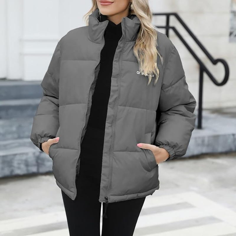 Daphne | Damen Leichte Steppjacke | Daunenjacke Schwarz
