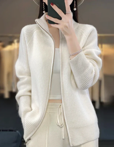 Janel | Damen Leichte Strickjacke | Kurz