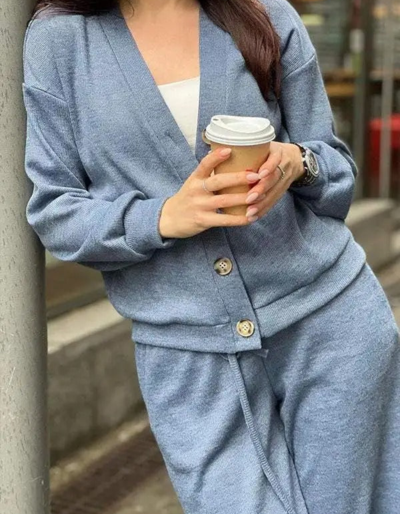 Eve | Damen Modern Hausanzuge | Zweiteiler Set