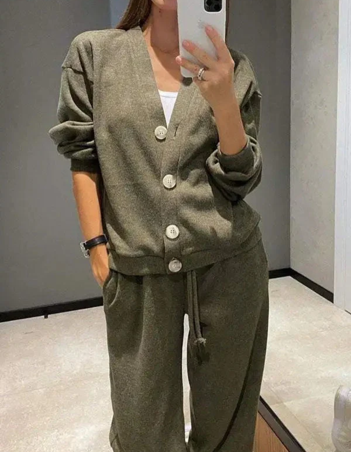 Eve | Damen Modern Hausanzuge | Zweiteiler Set