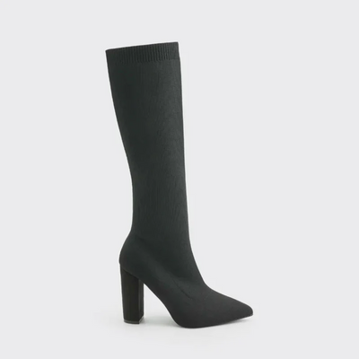 Genya | Damen Overknee Stiefel | Schwarz