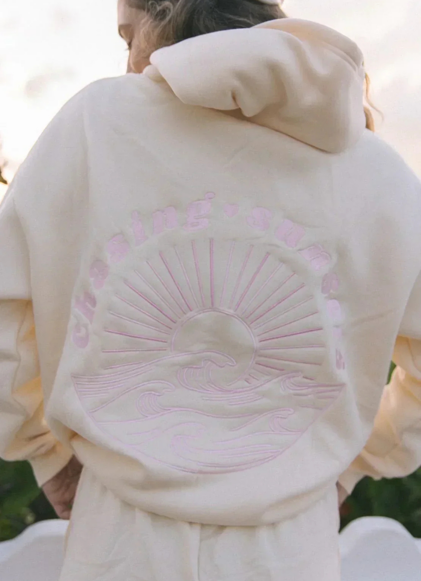 Hellena | Damen Oversize Hoodie | Weiß