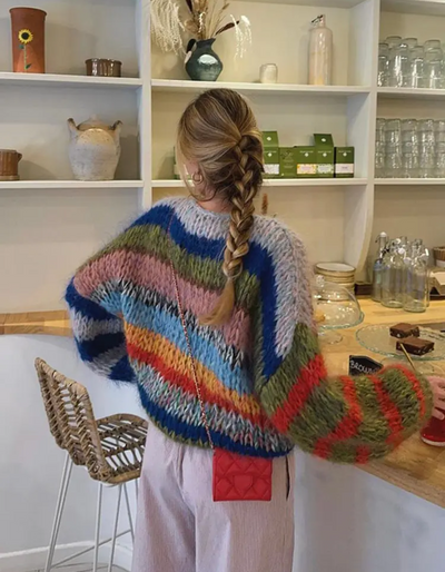 Yvette | Damen Oversize Pullover | Elegant