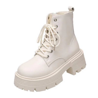 Lexie | Damen Plateau Stiefel | Schwarz