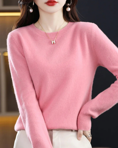 Jordyn | Damen Pullover Stricken | Schwarzer