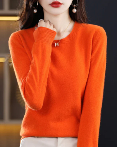 Jordyn | Damen Pullover Stricken | Schwarzer