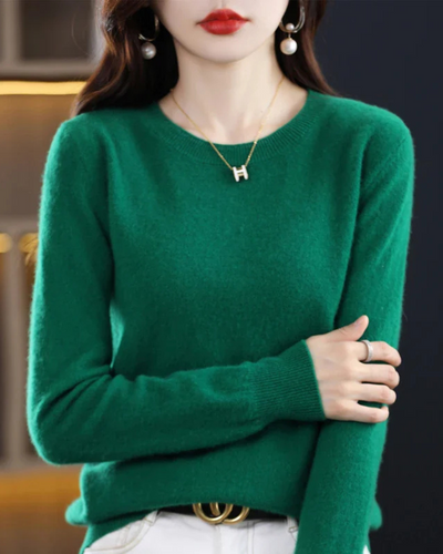 Jordyn | Damen Pullover Stricken | Schwarzer