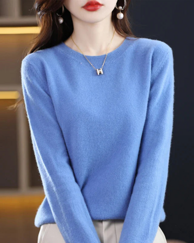 Jordyn | Damen Pullover Stricken | Schwarzer