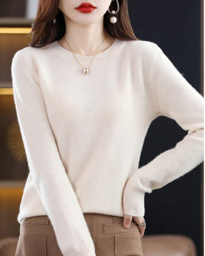 Jordyn | Damen Pullover Stricken | Schwarzer