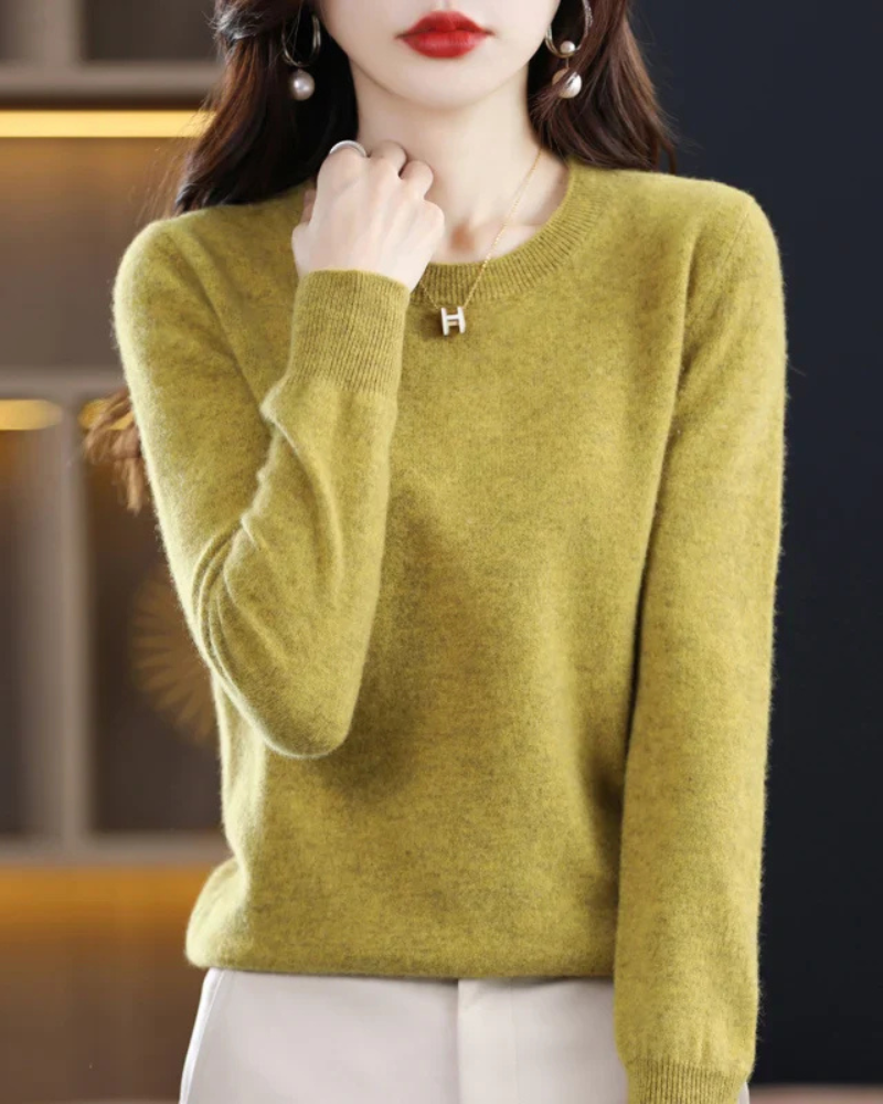 Jordyn | Damen Pullover Stricken | Schwarzer