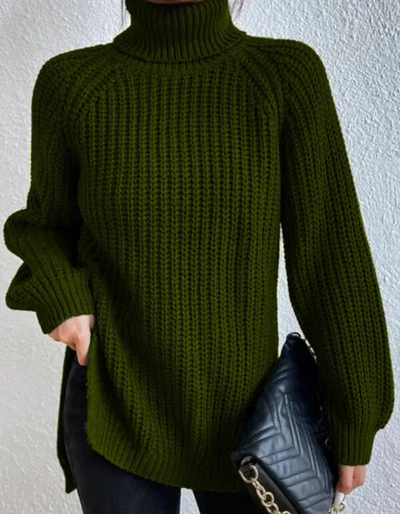 Dianne | Damen Rollkragenpullover Weiß | Grobs