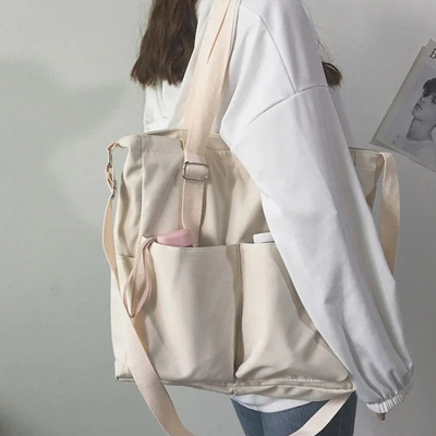 Franne | Damen Schwarz Umhängetasche | Große