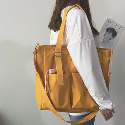 Franne | Damen Schwarz Umhängetasche | Große