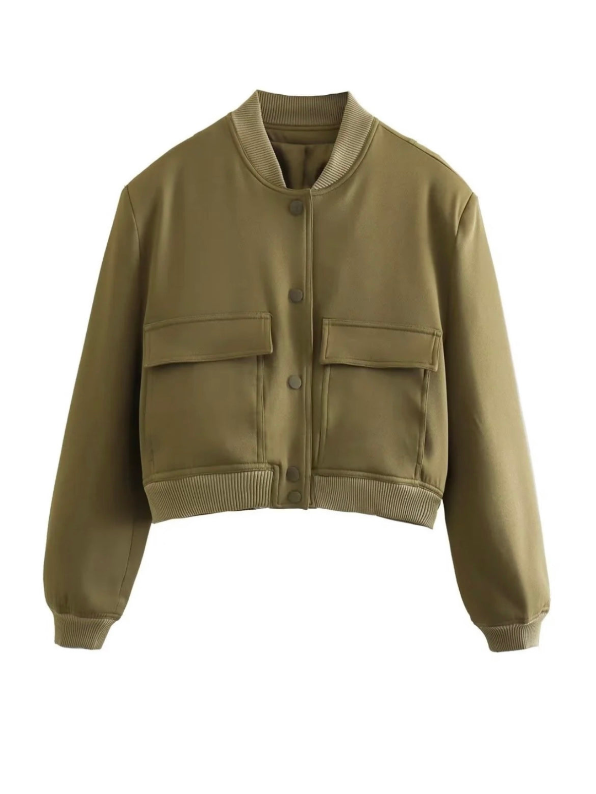 Josephine | Damen Schwarze Bomberjacke | Elegant